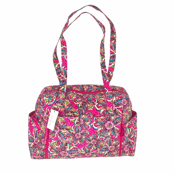 Vera Bradley Baby Bag, Sunburst Floral, Pink - Picture 9 of 9
